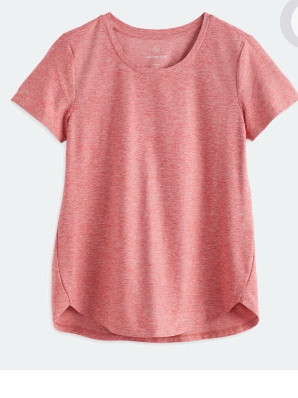 We Wander WeFlex Short Sleeve Tulip Hem Tee — Heather Rose